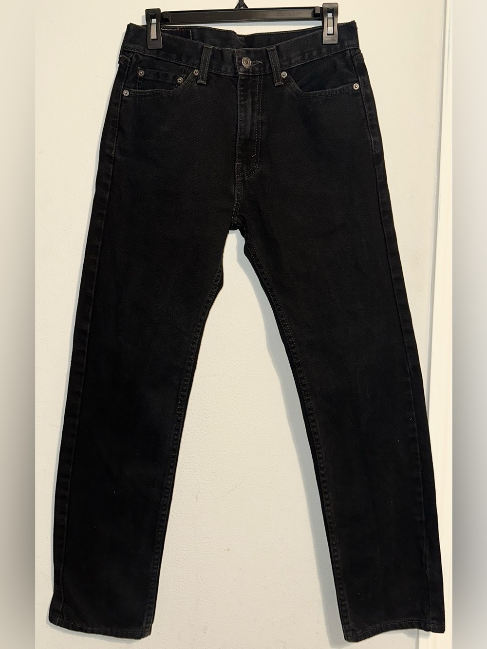 Levi Strauss Men's Classic Black Straight Jeans
